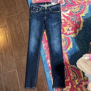 rag & bone High Rise dark wash skinny jeans size 27